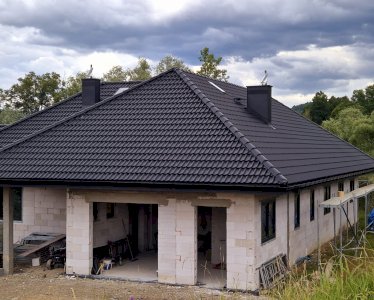 Kompleksowe wykonanie dachu - dachówka falista Creaton 